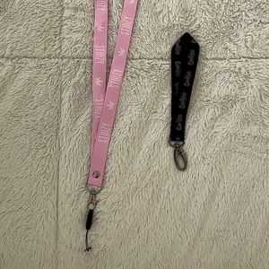 Pink Stiiizy Lanyard and Purple Cookies Lanyard Set